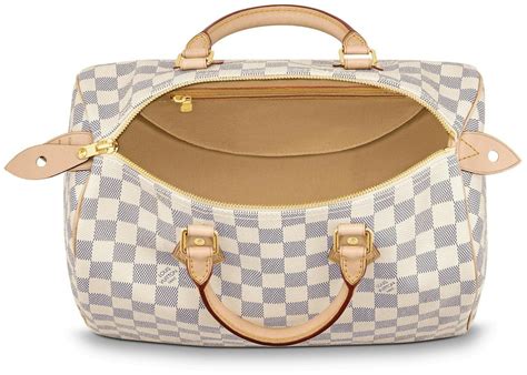 speedy louis vuitton damier azur|speedy 30 damier with strap.